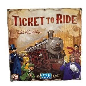 Ticket To Ride ( Days Of Wonder)Board Game ! Allan R. Moon Complete In Nice Cond